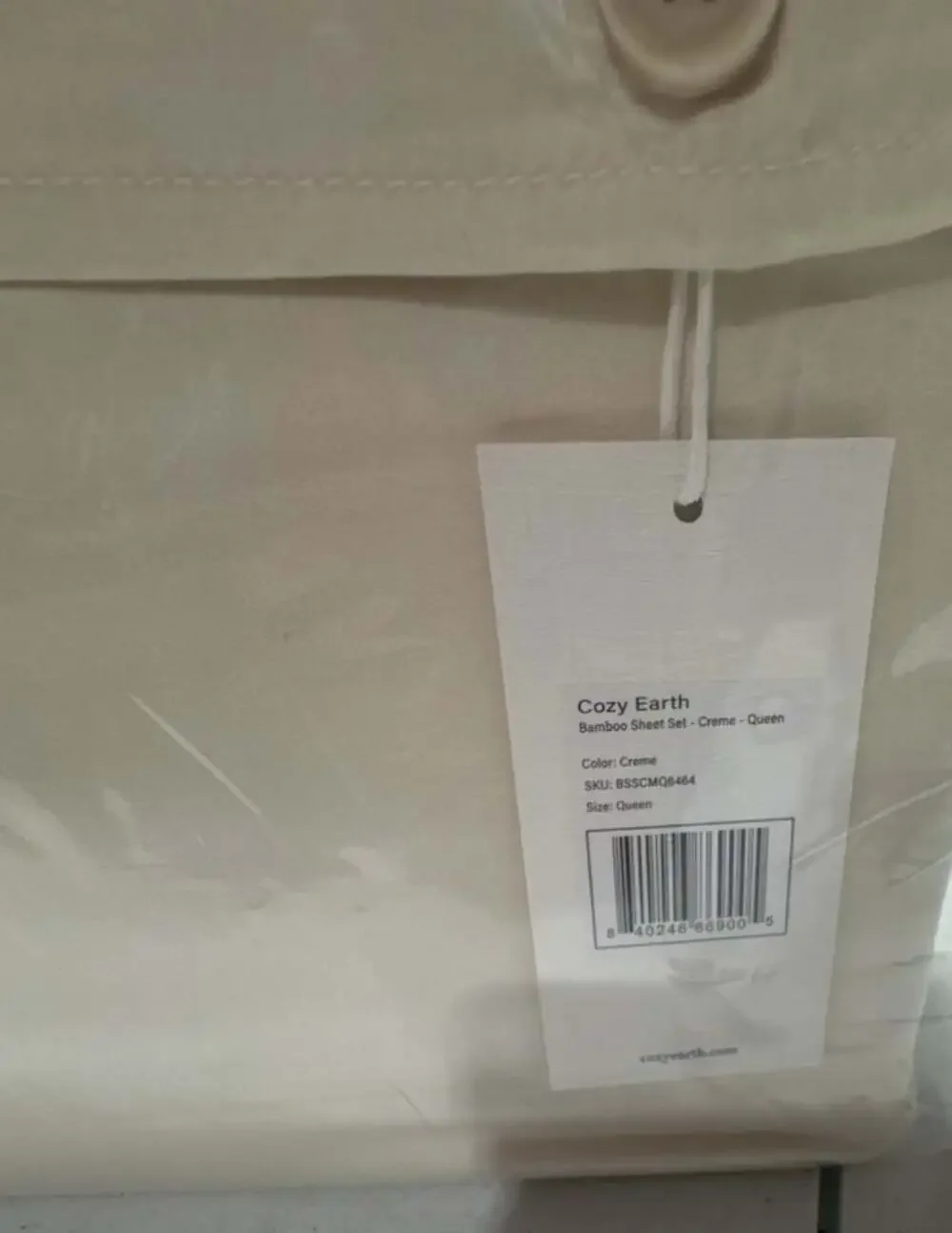 Cozy Earth Bamboo Sheet Set - Creme - Queen